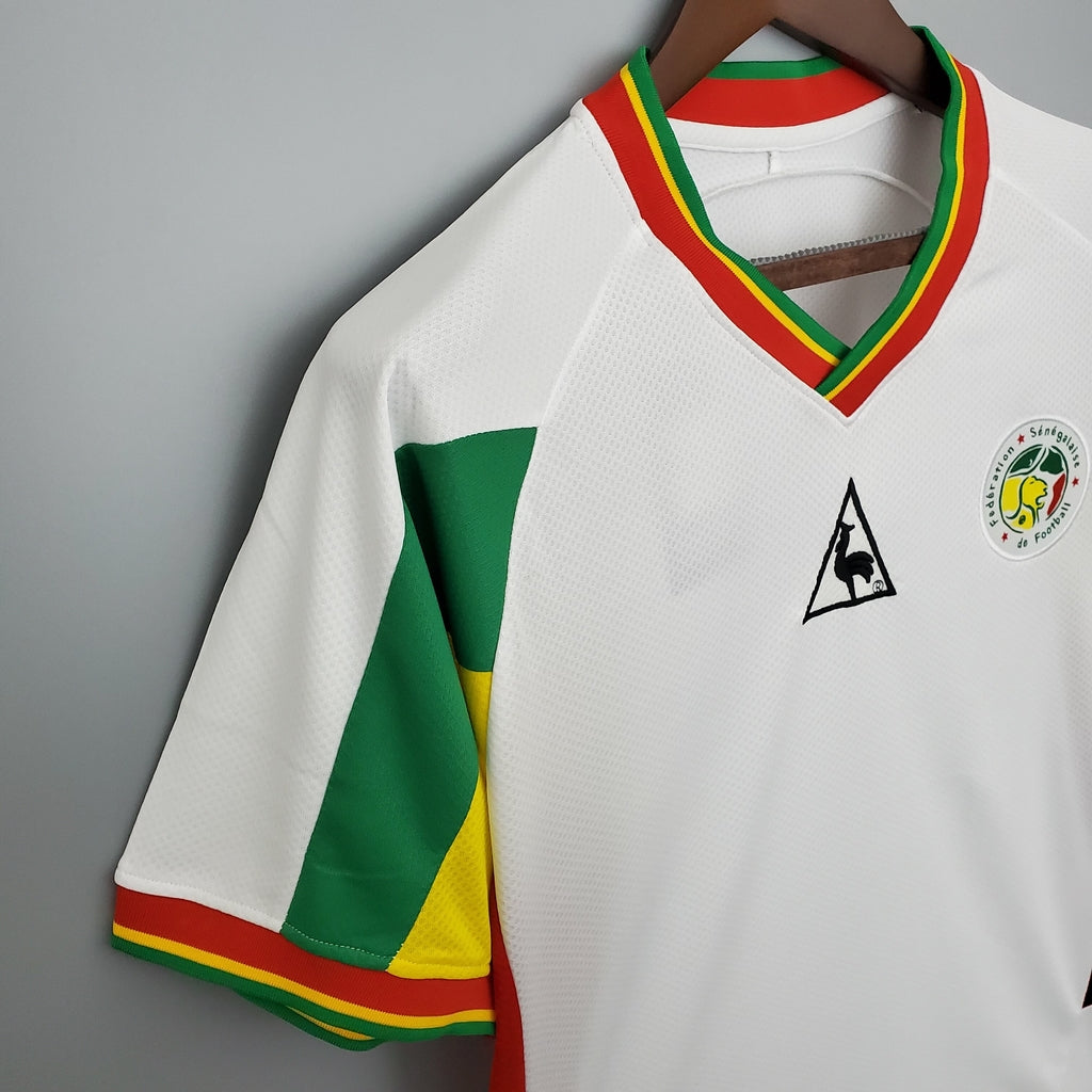 Camisa Senegal Retrô 2002 Branca