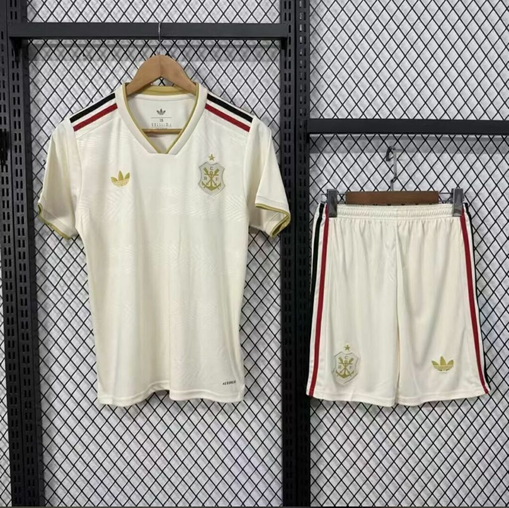 Conjunto Infantil Flamengo III 2025/2026 - Camisa e Short - Adidas