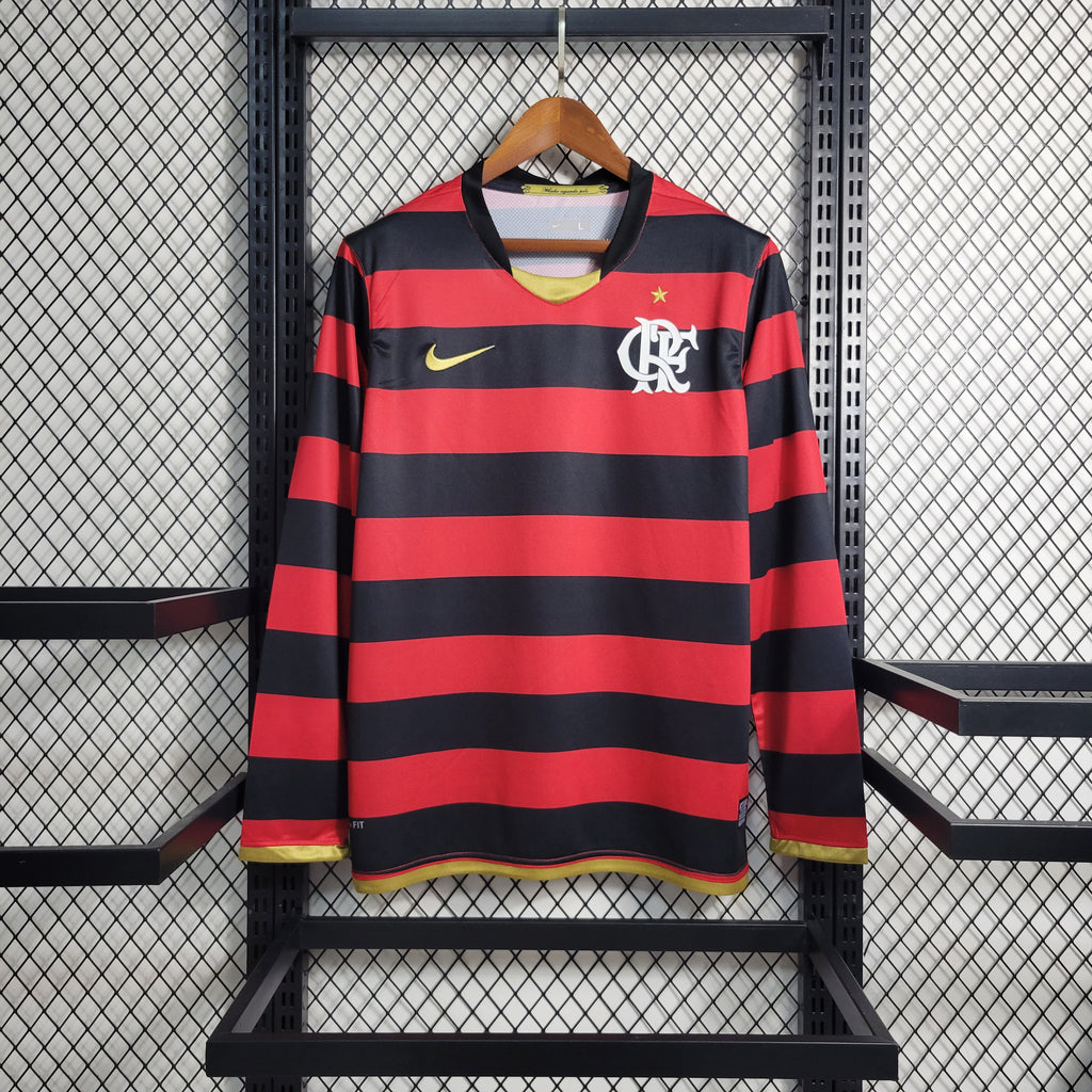 Camisa Flamengo Manga Longa Retrô 2009