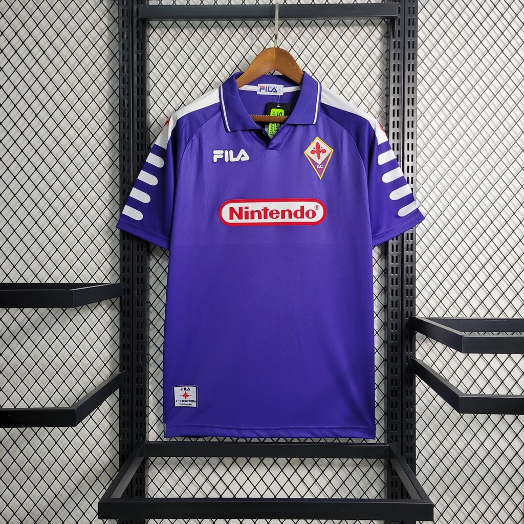 Camisa Fiorentina Retrô 1998 Roxa
