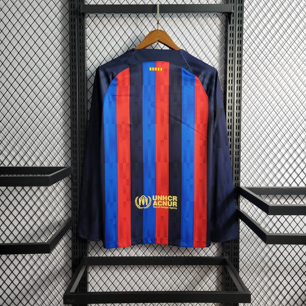 Camisa Manga Longa Barcelona I 2022/2023