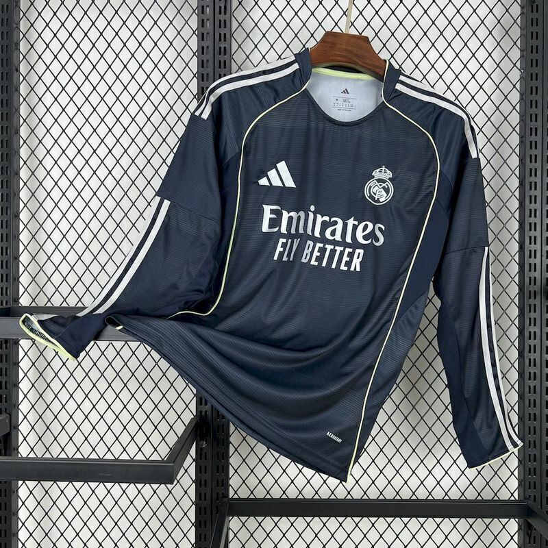 Camisa Manga Longa Real Madrid Black Edition - 2025/2026