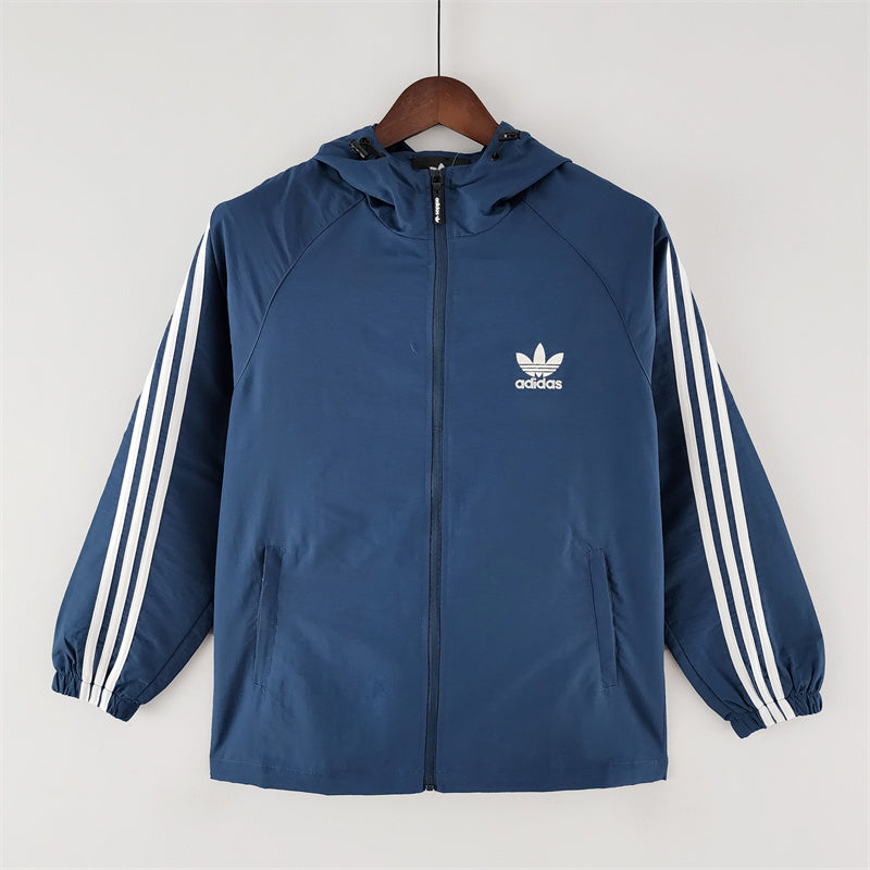 Corta Vento Adidas - Blue White Edition