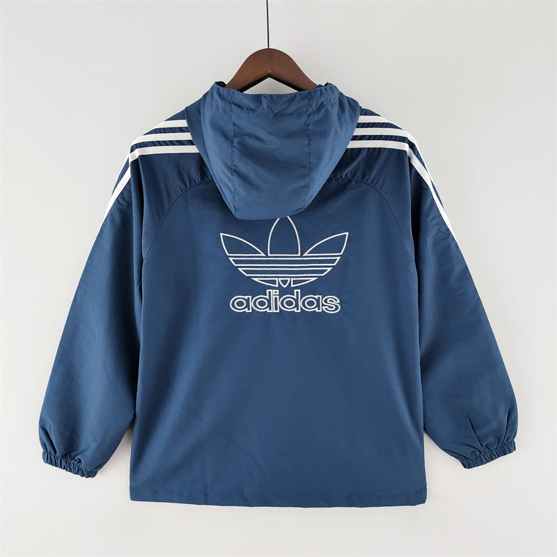 Corta Vento Adidas - Blue White Edition