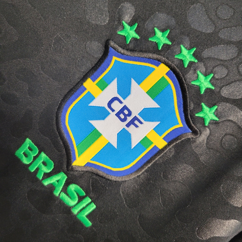 Camisa Seleção Brasileira Concept - Black Edition Leopard