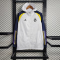 Corta Vento Real Madrid Branca 2023/2024 - Adidas