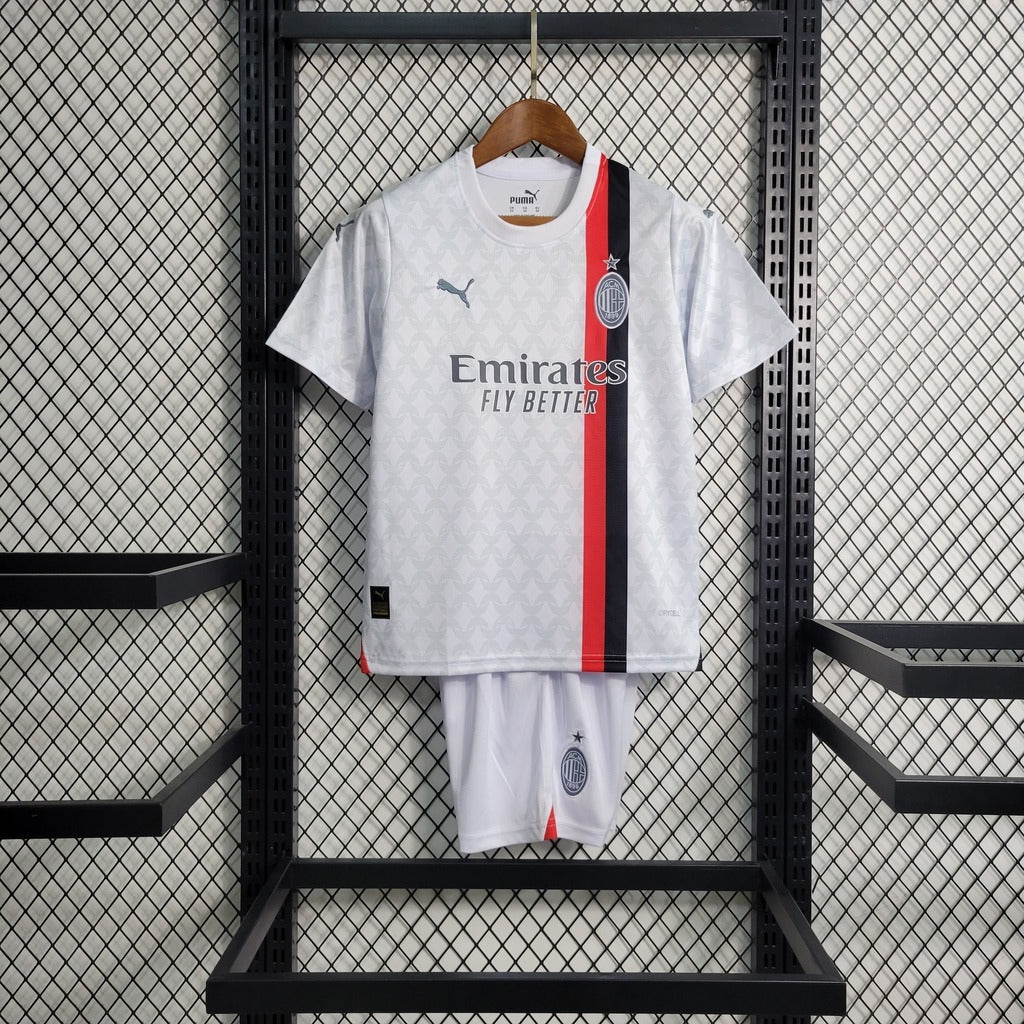 Conjunto Infantil Milan II 2023/2024 - Camisa e Shorts - Puma