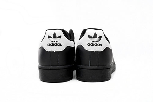 Adidas Superstar Shoes White Black Gold Black