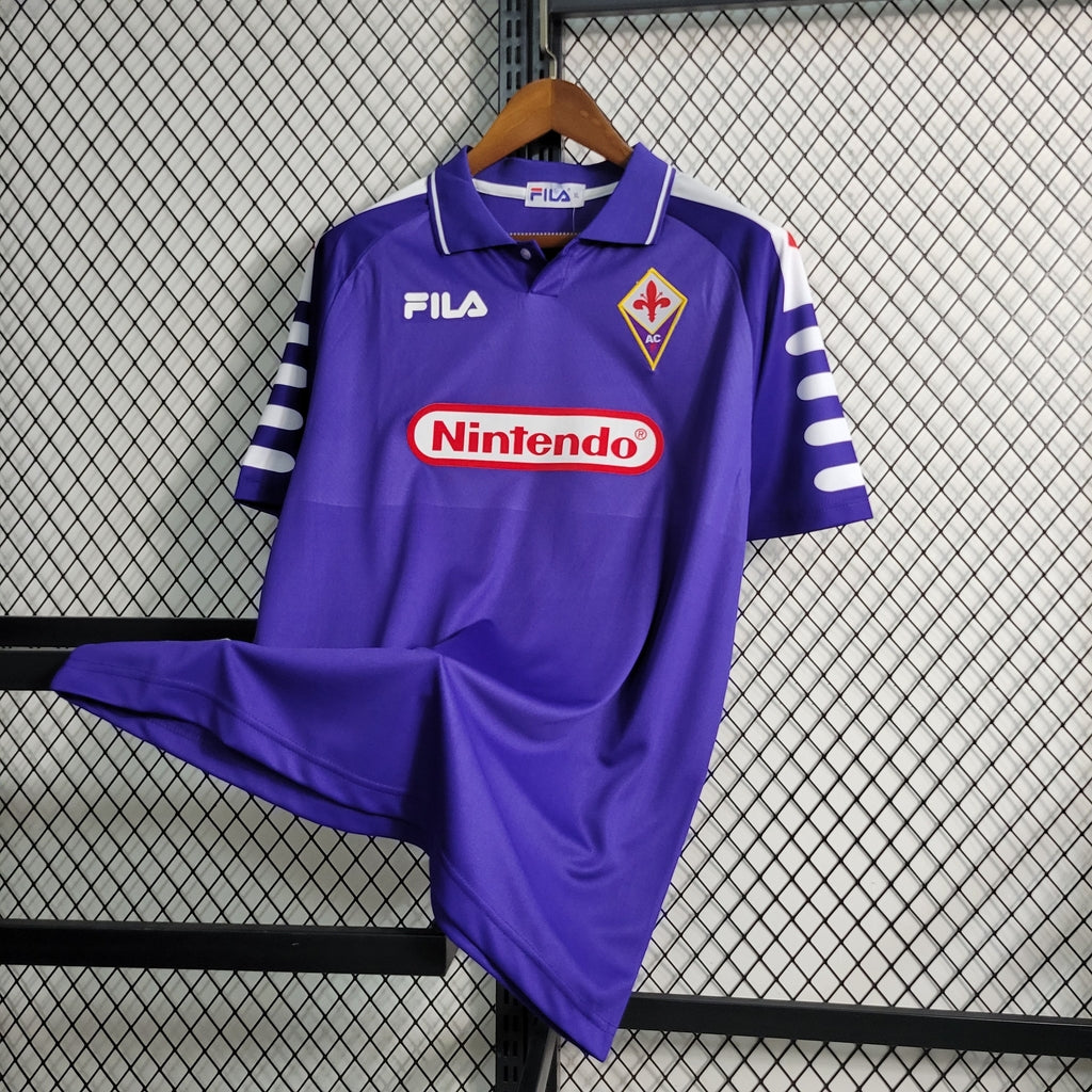 Camisa Fiorentina Retrô 1998 Roxa