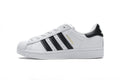 Adidas Superstar Shoes White Black Gold