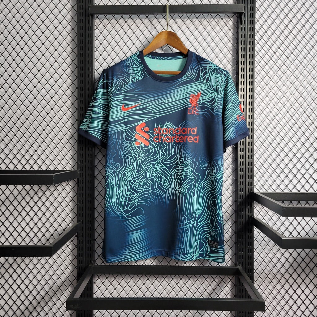 Camisa Liverpool Treino Blue 2022/2023