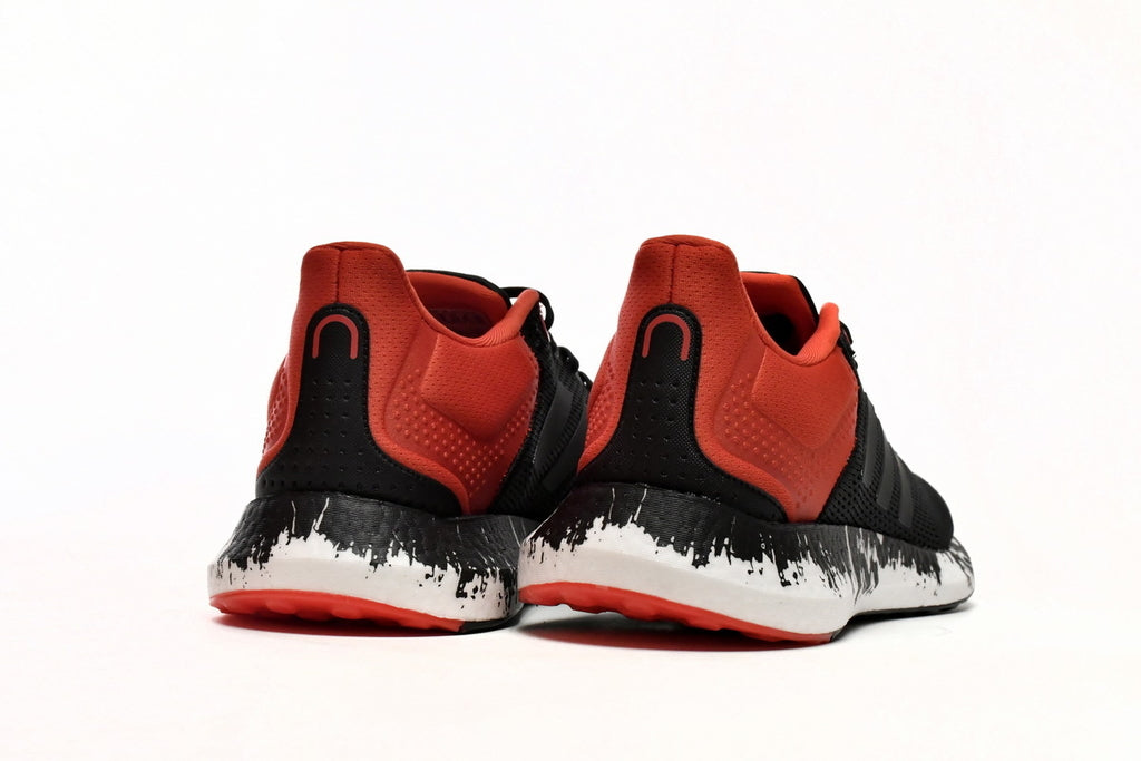 Adidas Pure Boost 21 Black Vivid Red