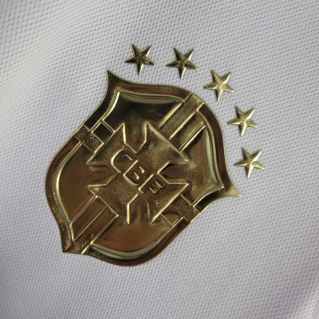 Camisa Seleção Brasileira Polo Gold Edition