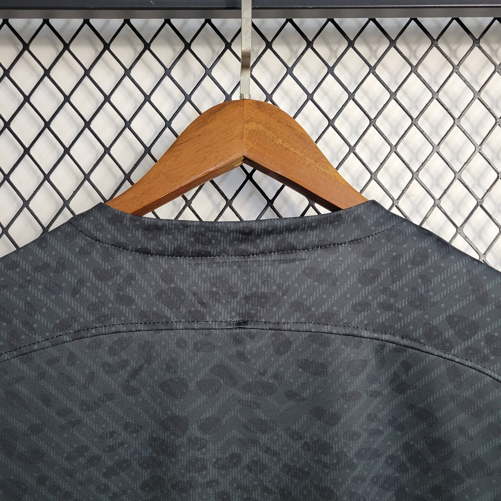 Camisa Seleção Brasileira Concept - Black and Gold Leopard