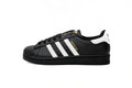 Adidas Superstar Shoes White Black Gold Black