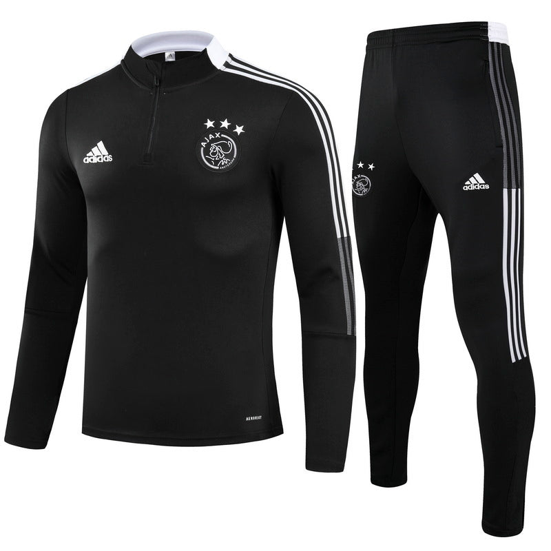 Conjunto Ajax Preto 2021/2022 - Adidas
