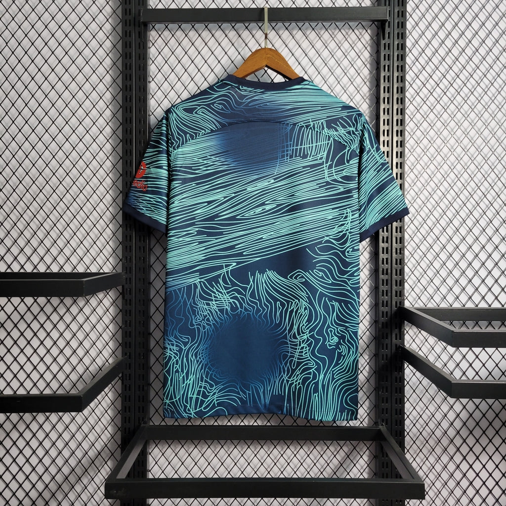 Camisa Liverpool Treino Blue 2022/2023