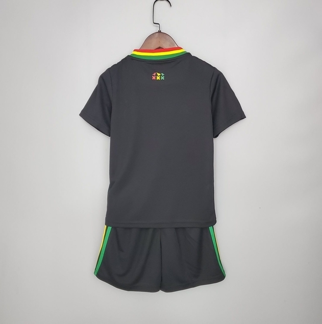 Conjunto Infantil Ajax III Preta - Camisa e Shorts - Adidas