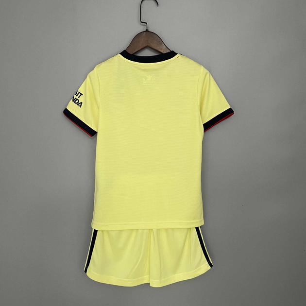 Conjunto Infantil Arsenal Amarela - Camisa e Shorts - Adidas
