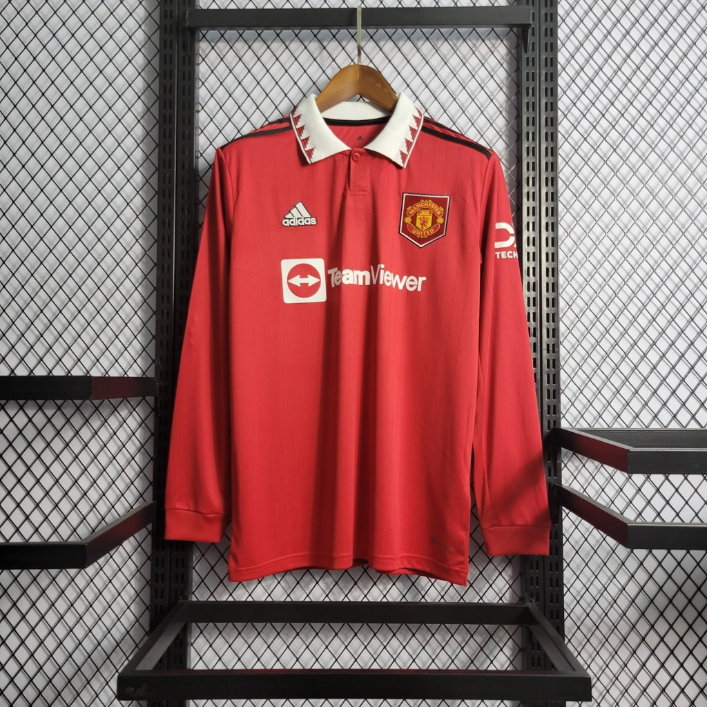 Camisa Manga Longa Manchester United I 2022/2023
