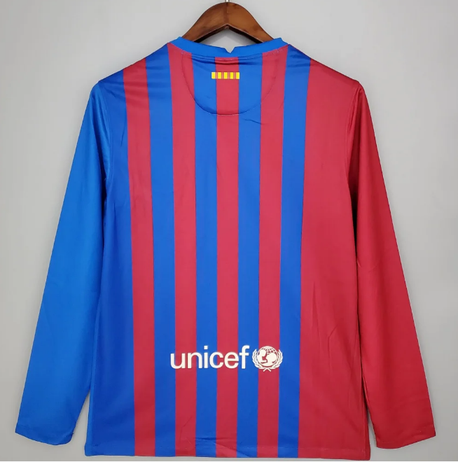 Camisa Manga Longa Barcelona I 2021 / 2022