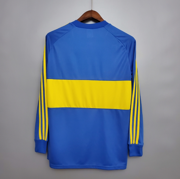 Camisa Manga Longa Retrô Boca Juniors 1981