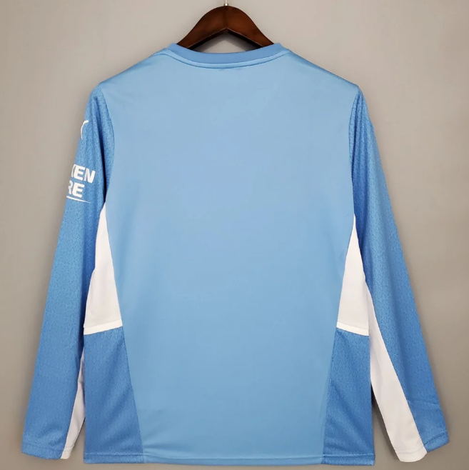 Camisa Manga Longa Manchester City I 2021/2022