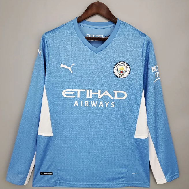 Camisa Manga Longa Manchester City I 2021/2022