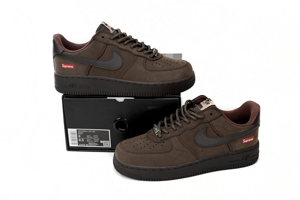 Supreme x Air Force 1 Low Brown