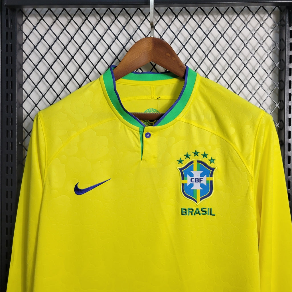 Camisa Manga Longa Seleção Brasileira I 2022/2023