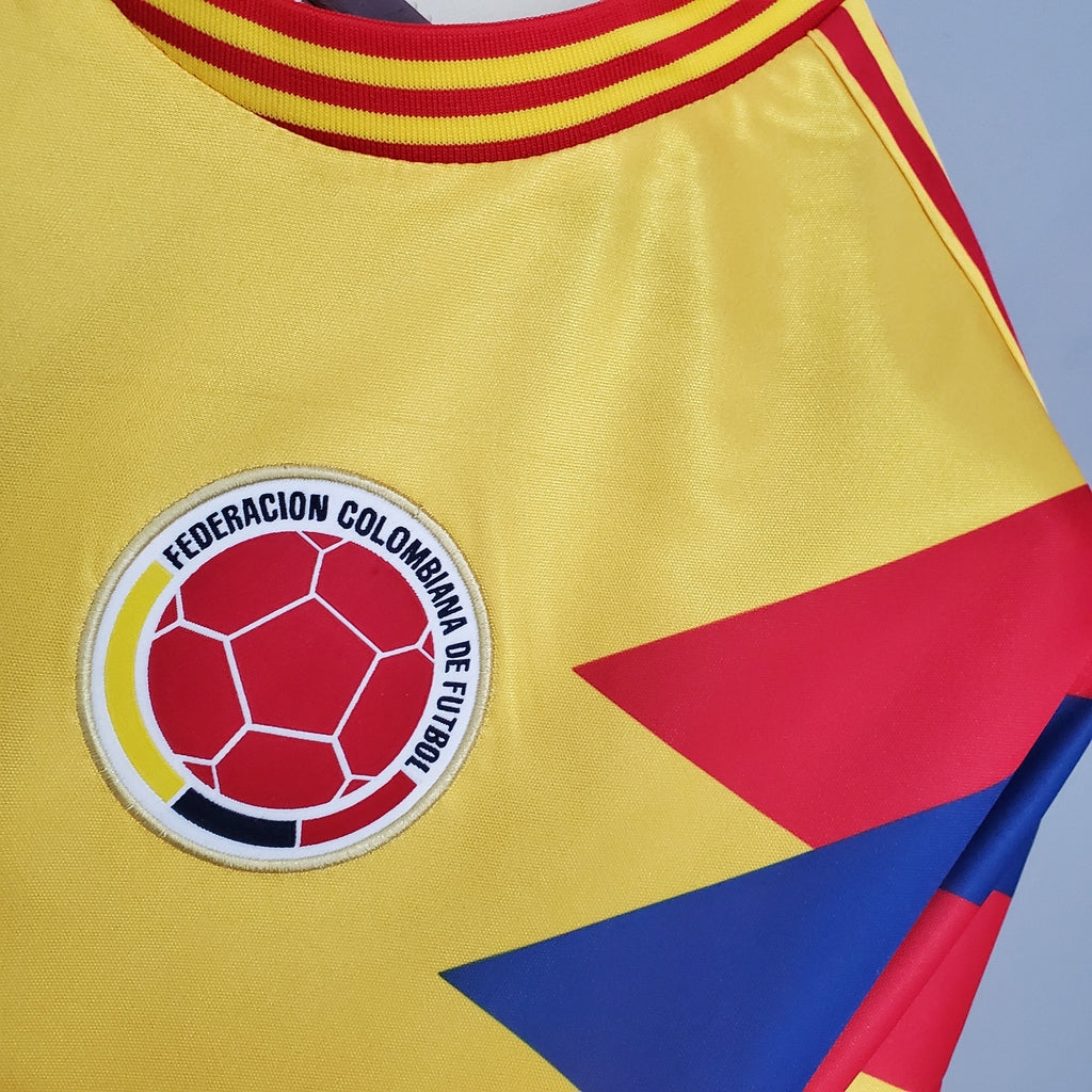 Camisa Colômbia Retrô 1990