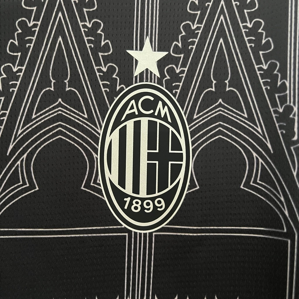 Camisa Milan Black 2024/2025