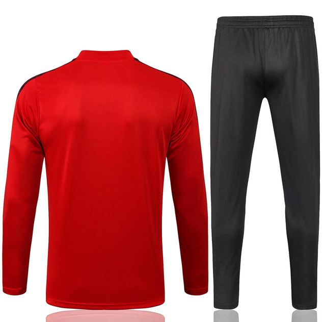 Conjunto Flamengo Vermelho e Preto - Adidas