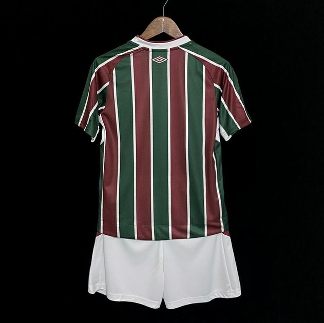 Conjunto Infantil Fluminense Vermelho I - Camisa e Shorts - Umbro