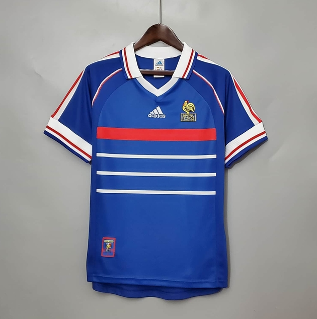 Camisa França Retrô 1998 Azul