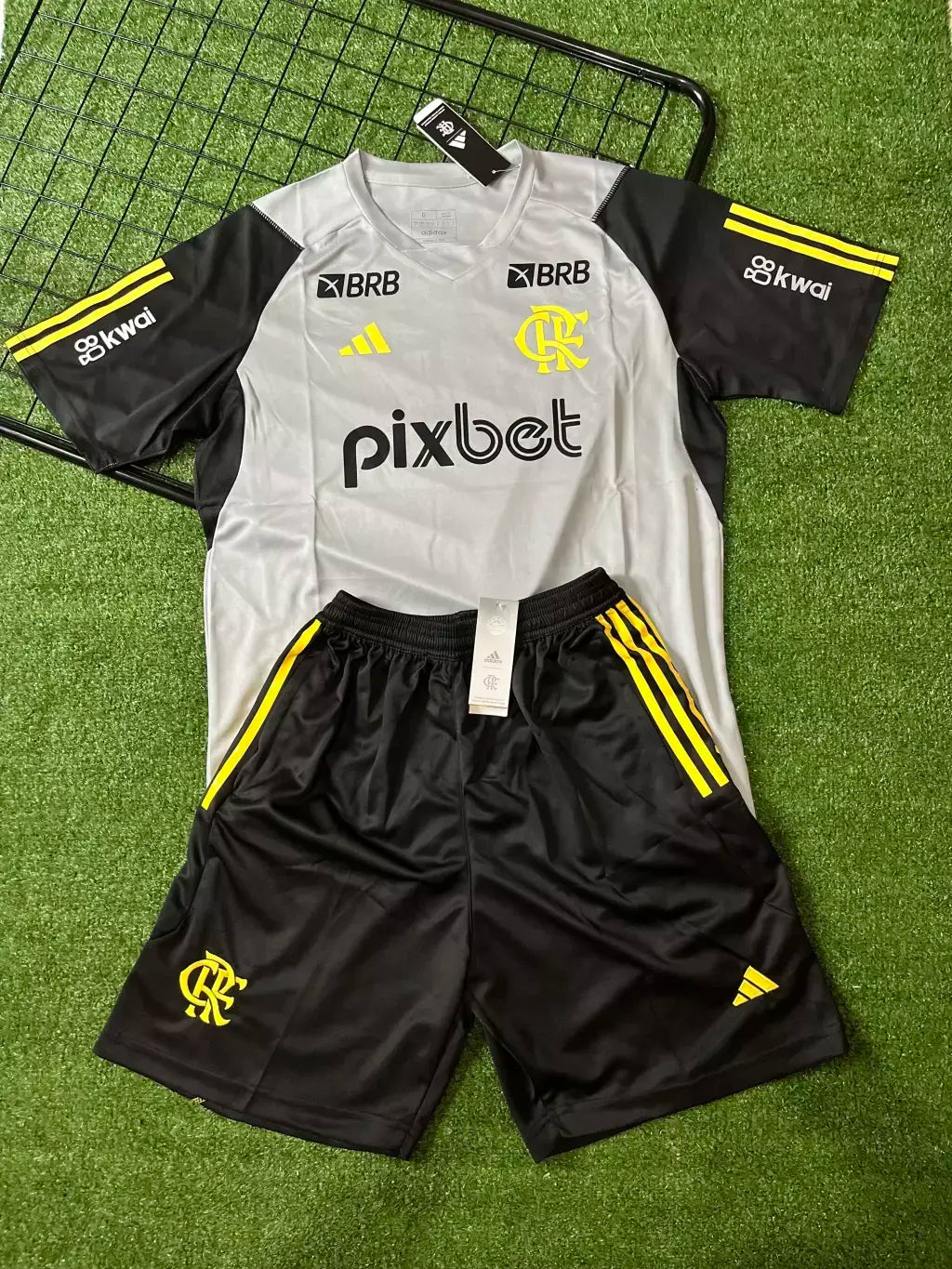 Kit Treino Cinza - Flamengo 2024/2025