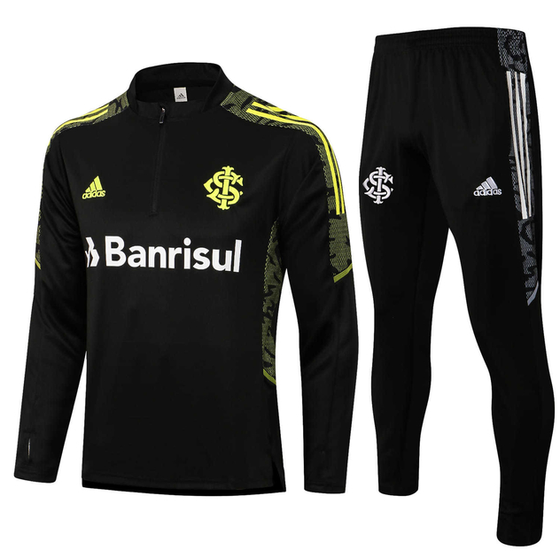 Conjunto Internacional Preto e Verde - Adidas