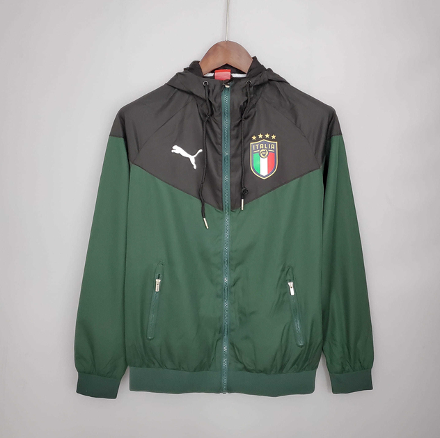 Corta Vento Itália Verde e Preto - Puma
