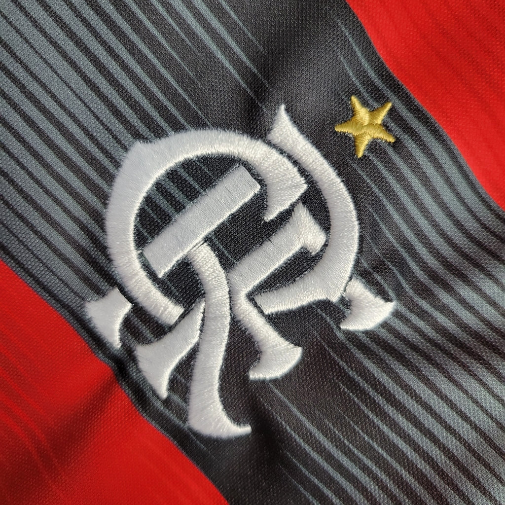 Conjunto Infantil Flamengo I 2023/2024 - Camisa e Shorts - Adidas