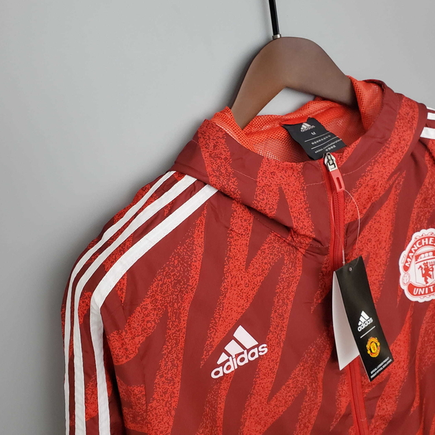 Corta Vento Manchester United Vermelho- Adidas
