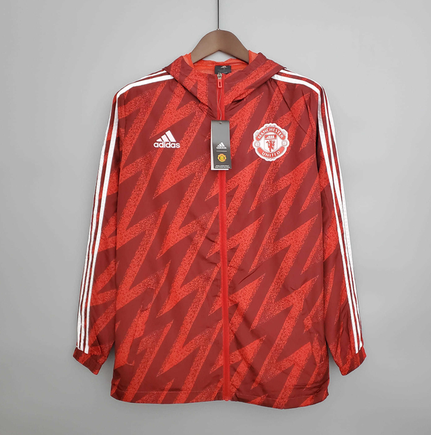 Corta Vento Manchester United Vermelho- Adidas
