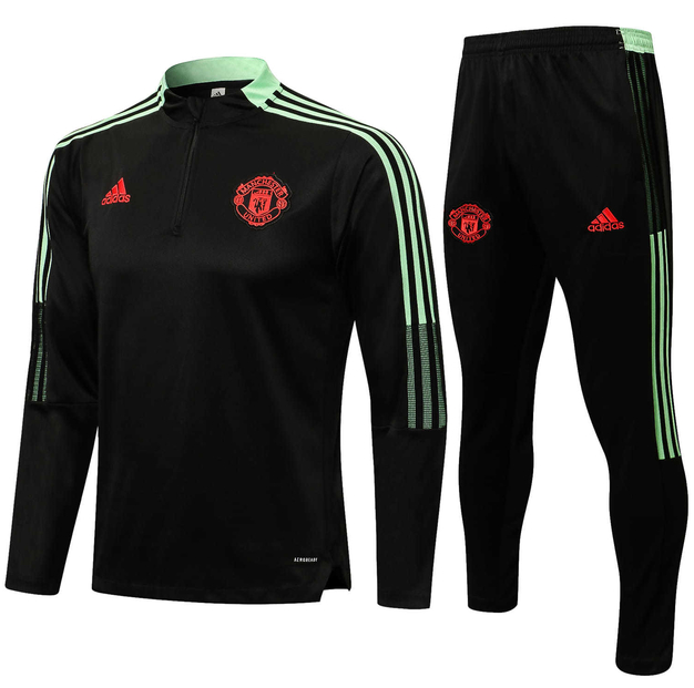 Conjunto Manchester United Preto - Adidas