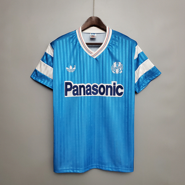 Camisa Marseille Retrô 1990 Azul