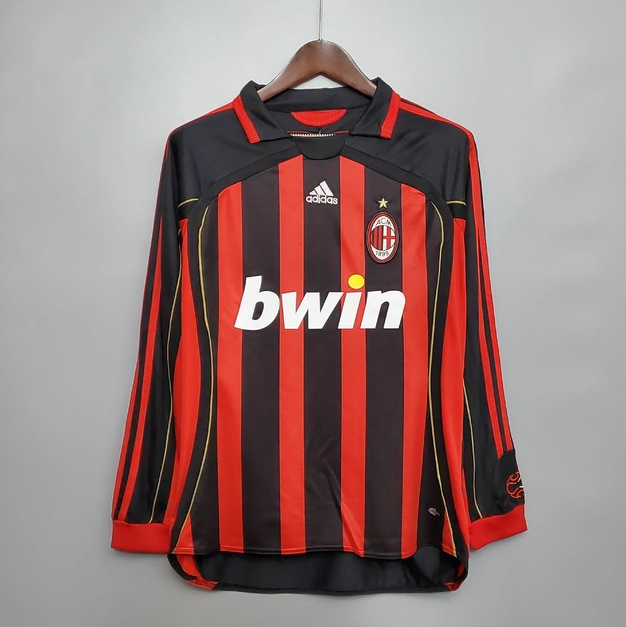 Camisa Manga Longa Retrô Milan I 2007