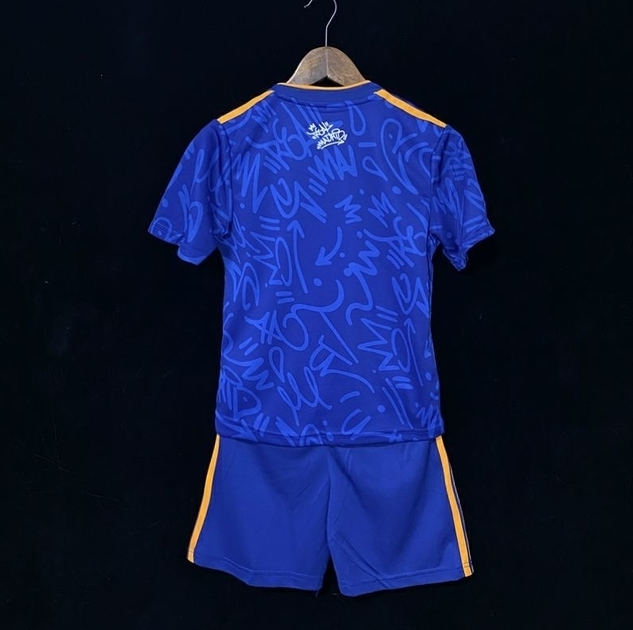 Conjunto Infantil Real Madrid Il Azul - Camisa e Shorts - Adidas