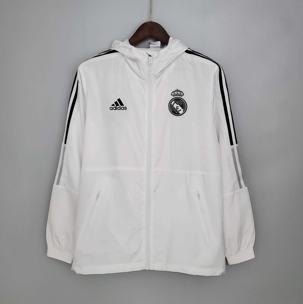 Corta Vento Real Madrid Branco - Adidas