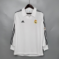 Camisa Manga Longa Retrô Real Madrid 2002