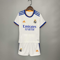 Conjunto Infantil Real Madrid l Branco - Camisa e Shorts - Adidas