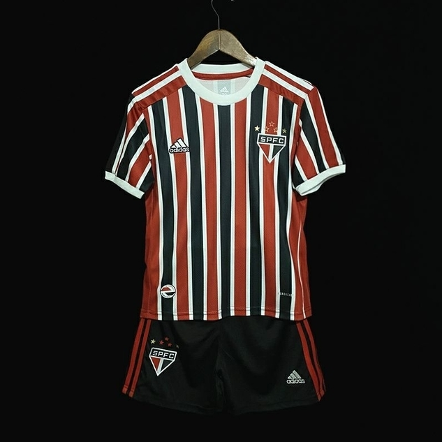 Conjunto Infantil São Paulo II Vermelho - Camisa e Shorts - Adidas