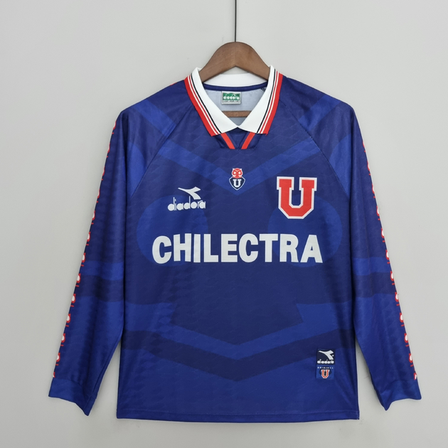 Camisa Manga Longa Retrô Universidad de Chile 1996